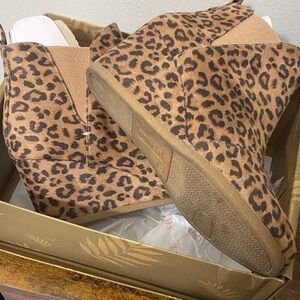 Leopard Print Ankle Booties